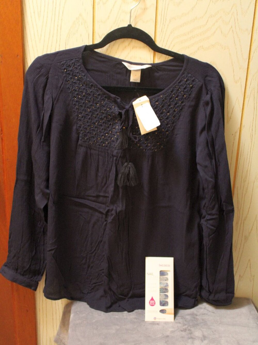 Christopher & Banks Women's Long-Sleeved Blouse - Size Small - NWT